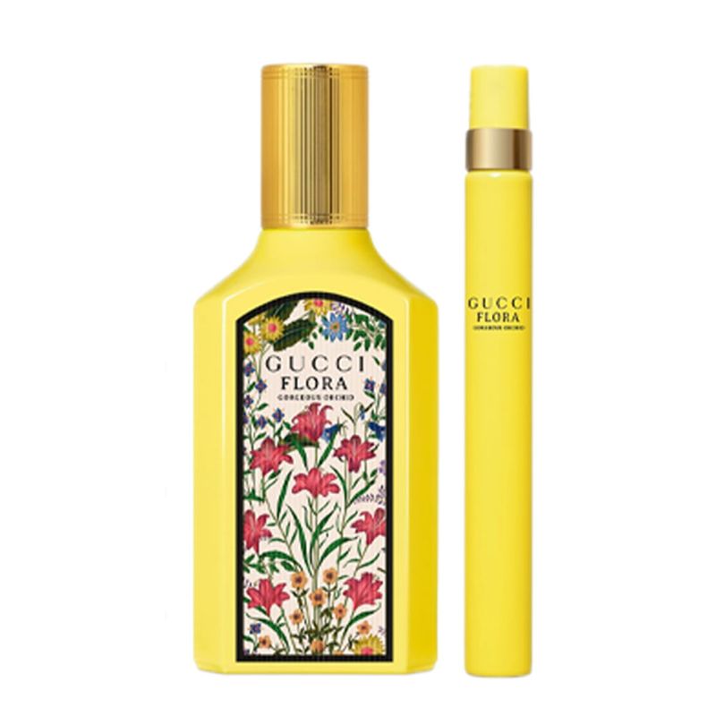 Kit Gucci Flora Gorgeous Orchid Feminino - Edp 50ml + Travel Size
