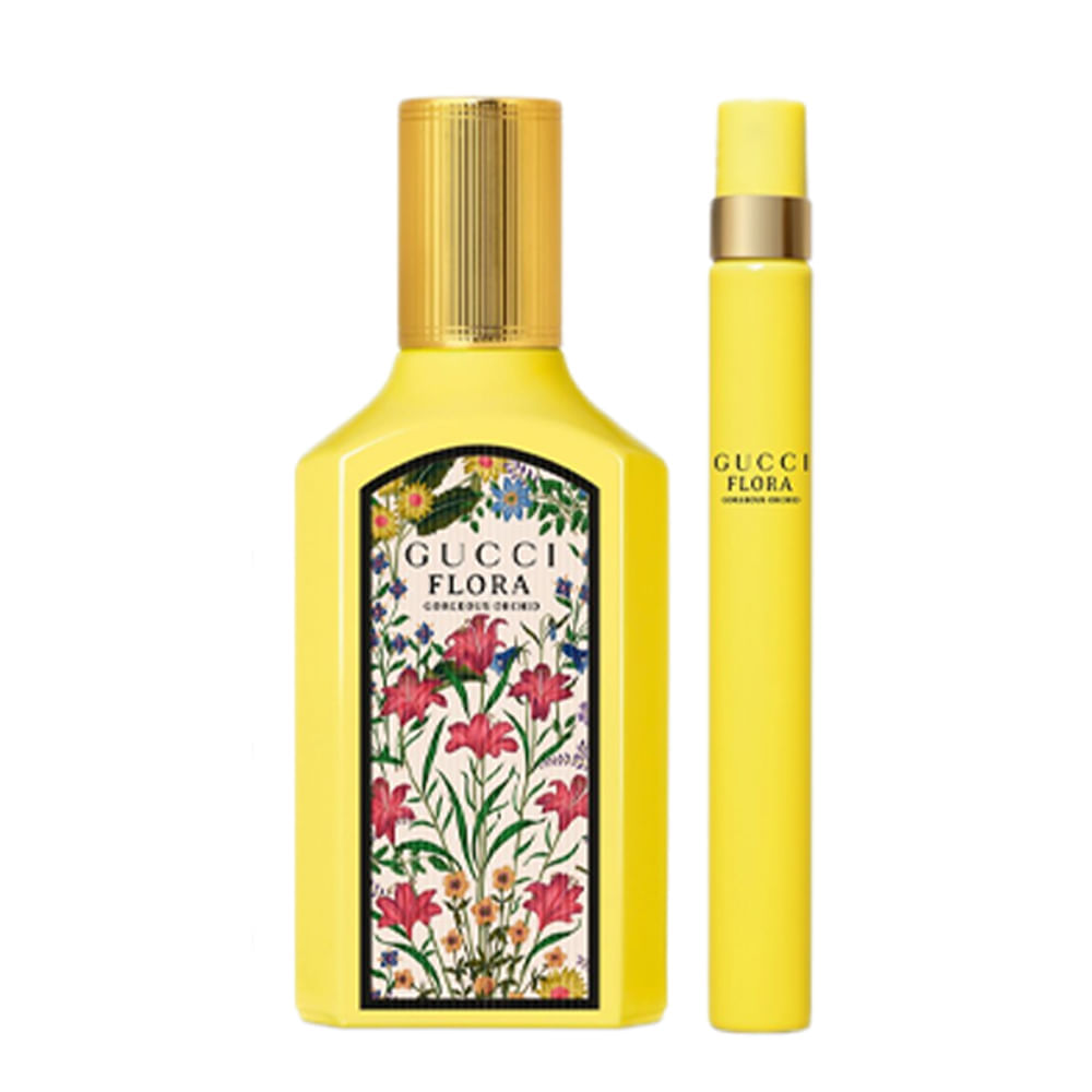 Kit Gucci Flora Gorgeous Orchid Feminino - Edp 50ml + Travel Size