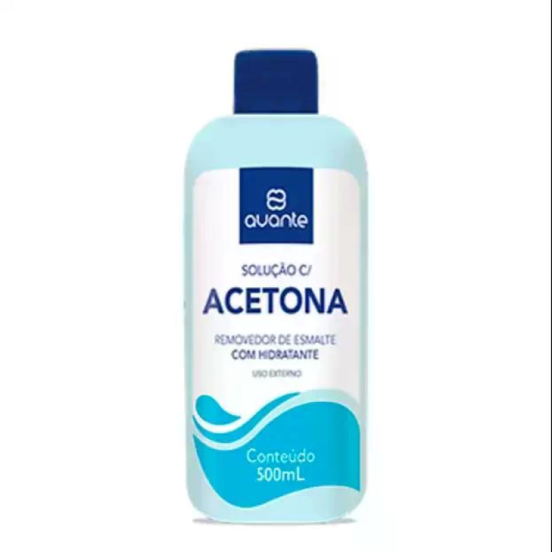Removedor com Acetona Azul Avante 500ML