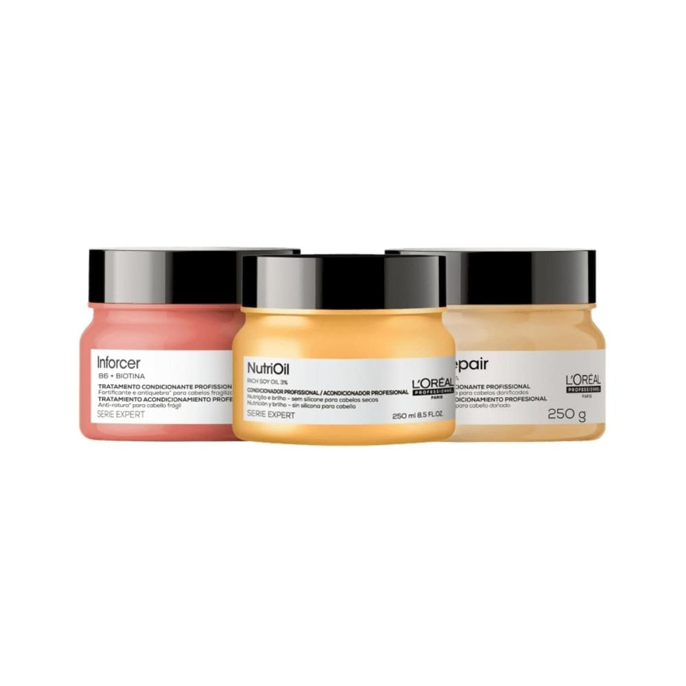 L'Oréal Absolut Repair Gold NutriOil Inforcer Kit 3 Produtos