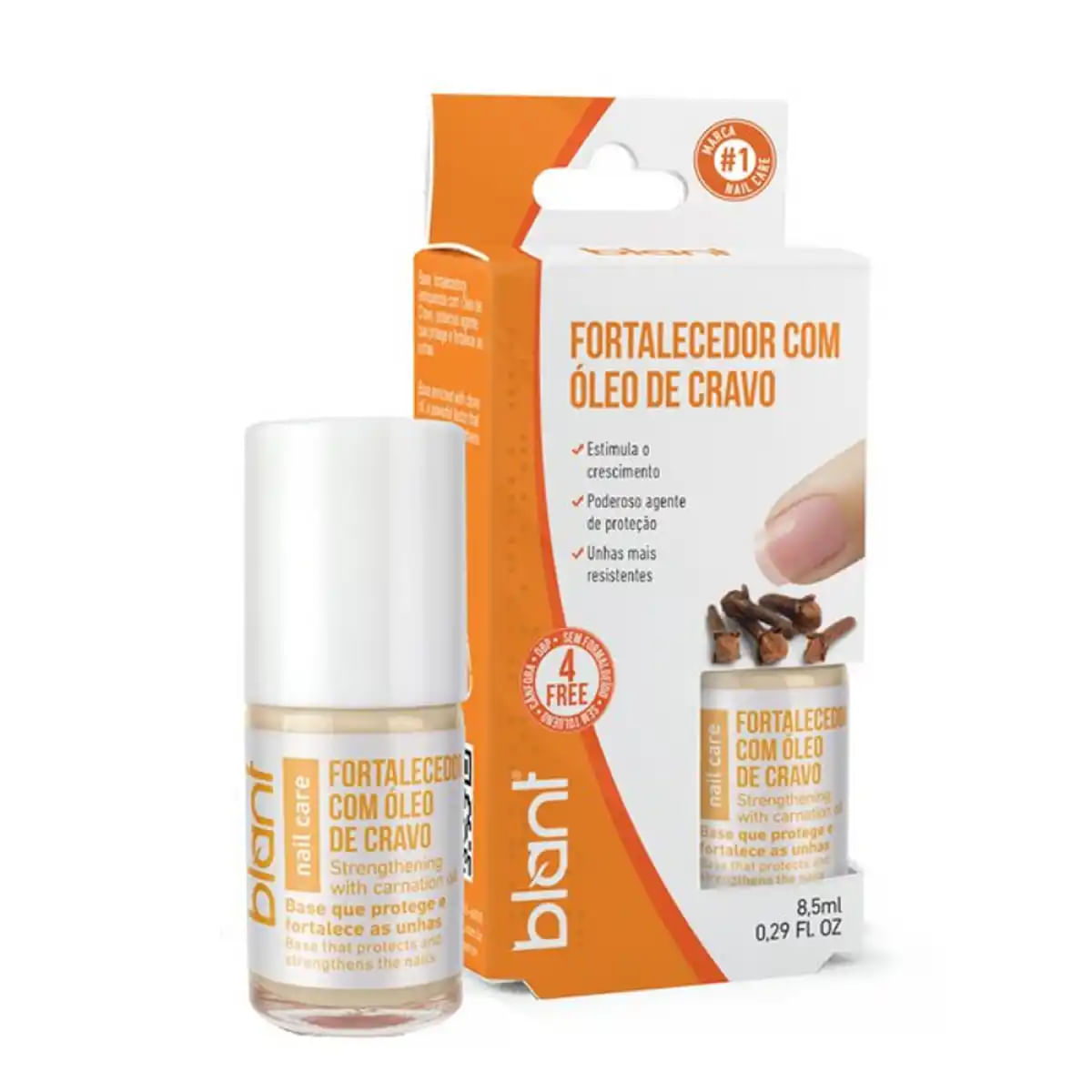 Base Fortalecedora para Unhas com Óleo de Cravo Blant 8,5Ml