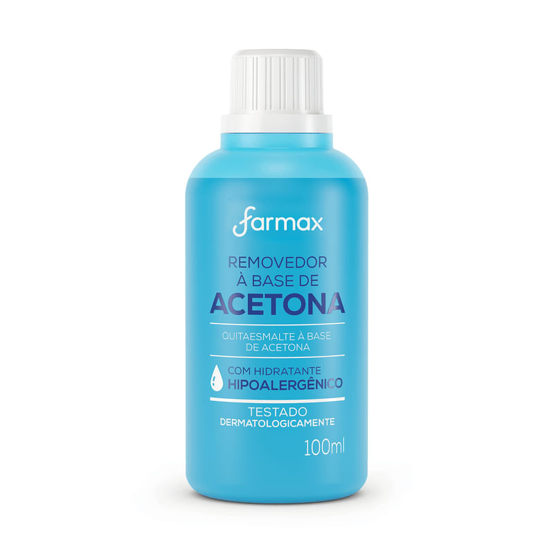 Removedor com Acetona Farmax 100ML