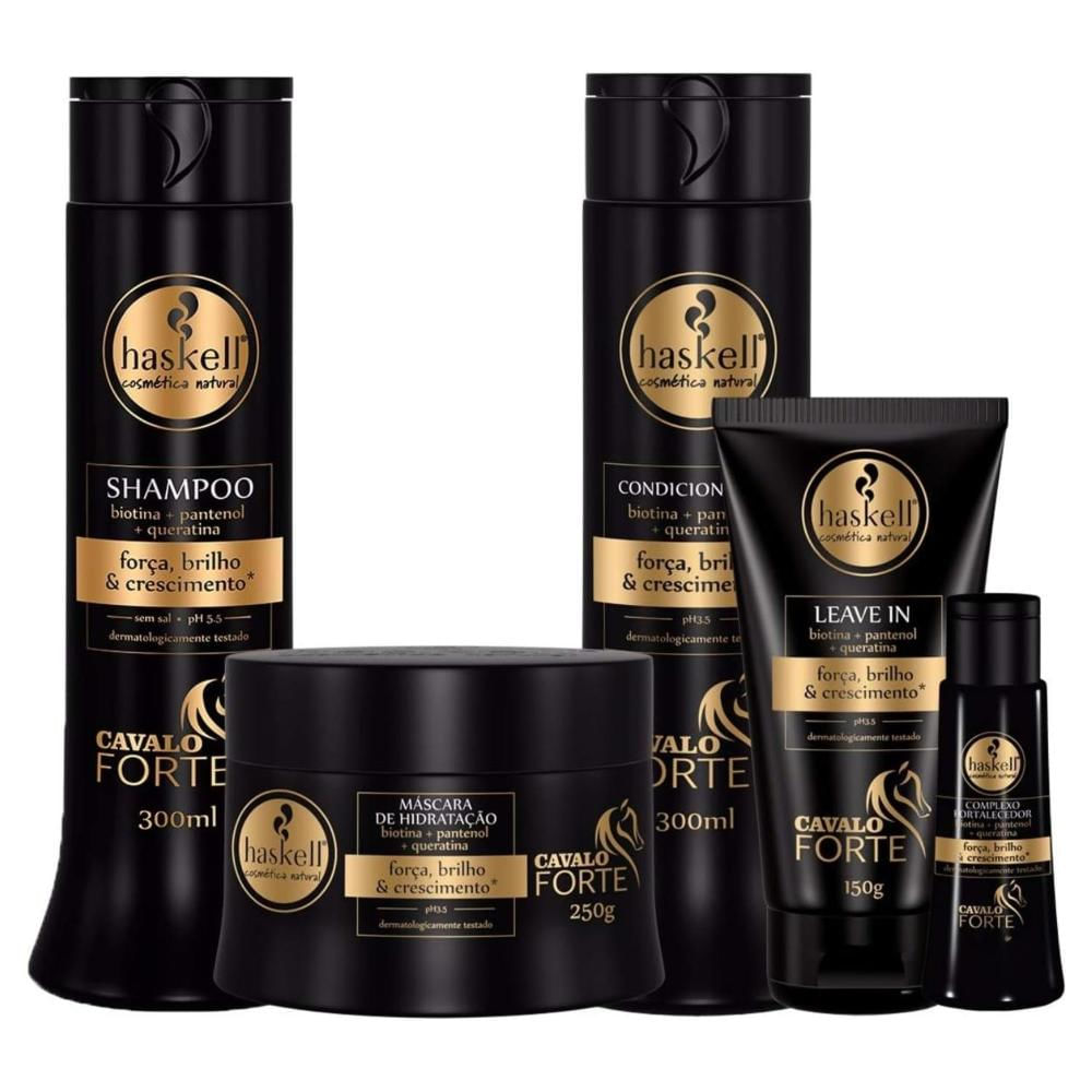 Kit Completo Linha Cavalo Forte Haskell 5 Produtos