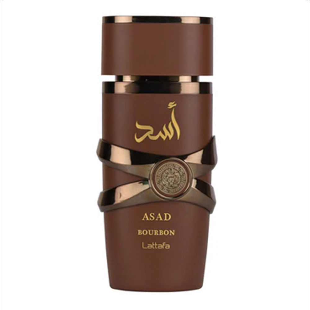 Lattafa Asad Bourbon Eau de Parfum Perfume Árabe Masculino 100ml