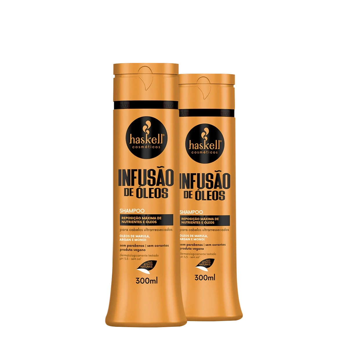 Kit Haskell Infusão de Óleos Shampoo Extra (2 unidades)