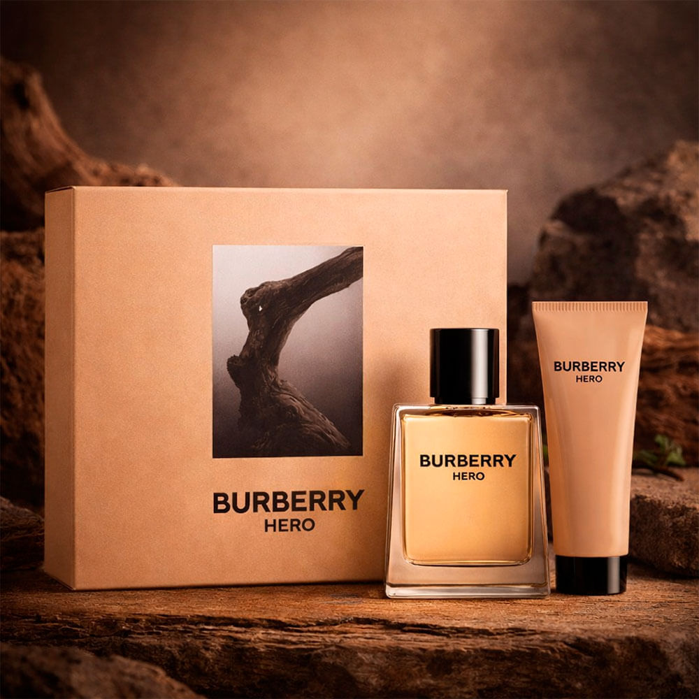 BURBERRY HERO 香水とシャワージェルセット Kit Burberry Hero Masculino - Eau de Toilette 50ml + Shower Gel