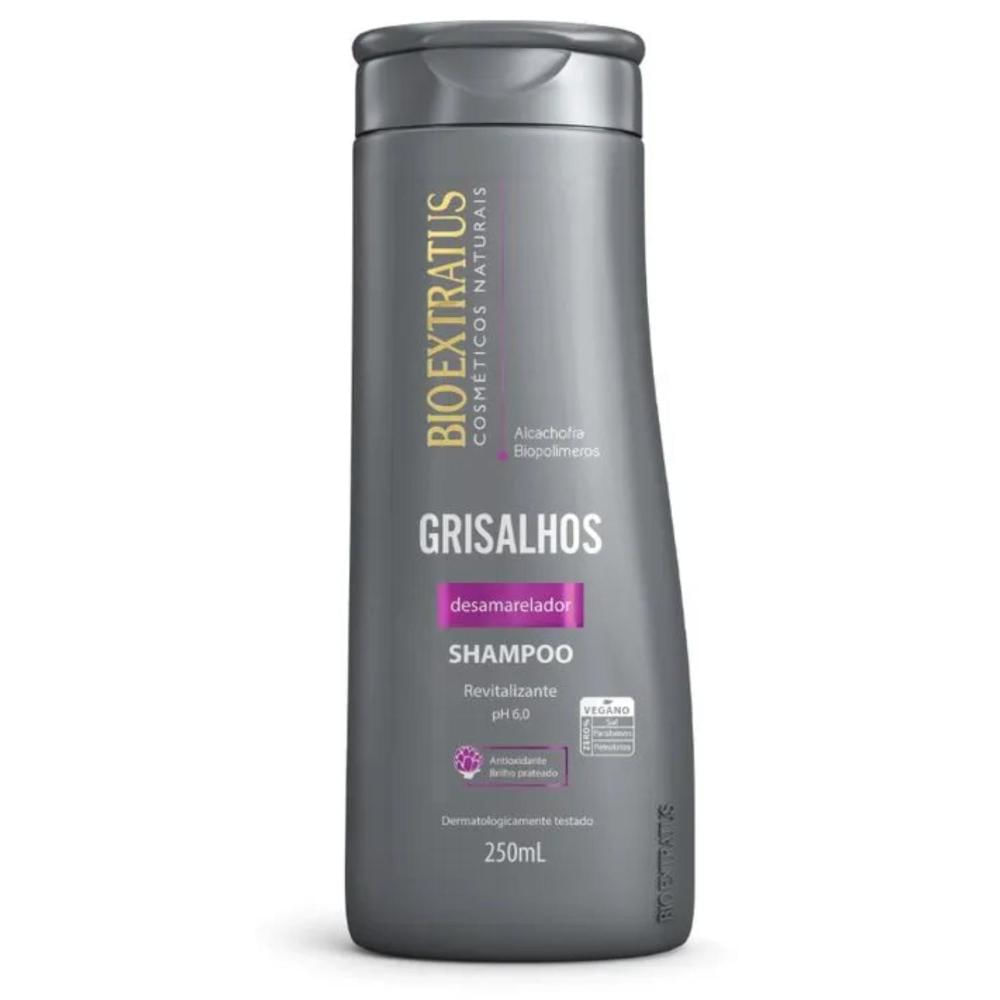Shampoo Desamarelador Bio Extratus Grisalhos Prateados 250ml