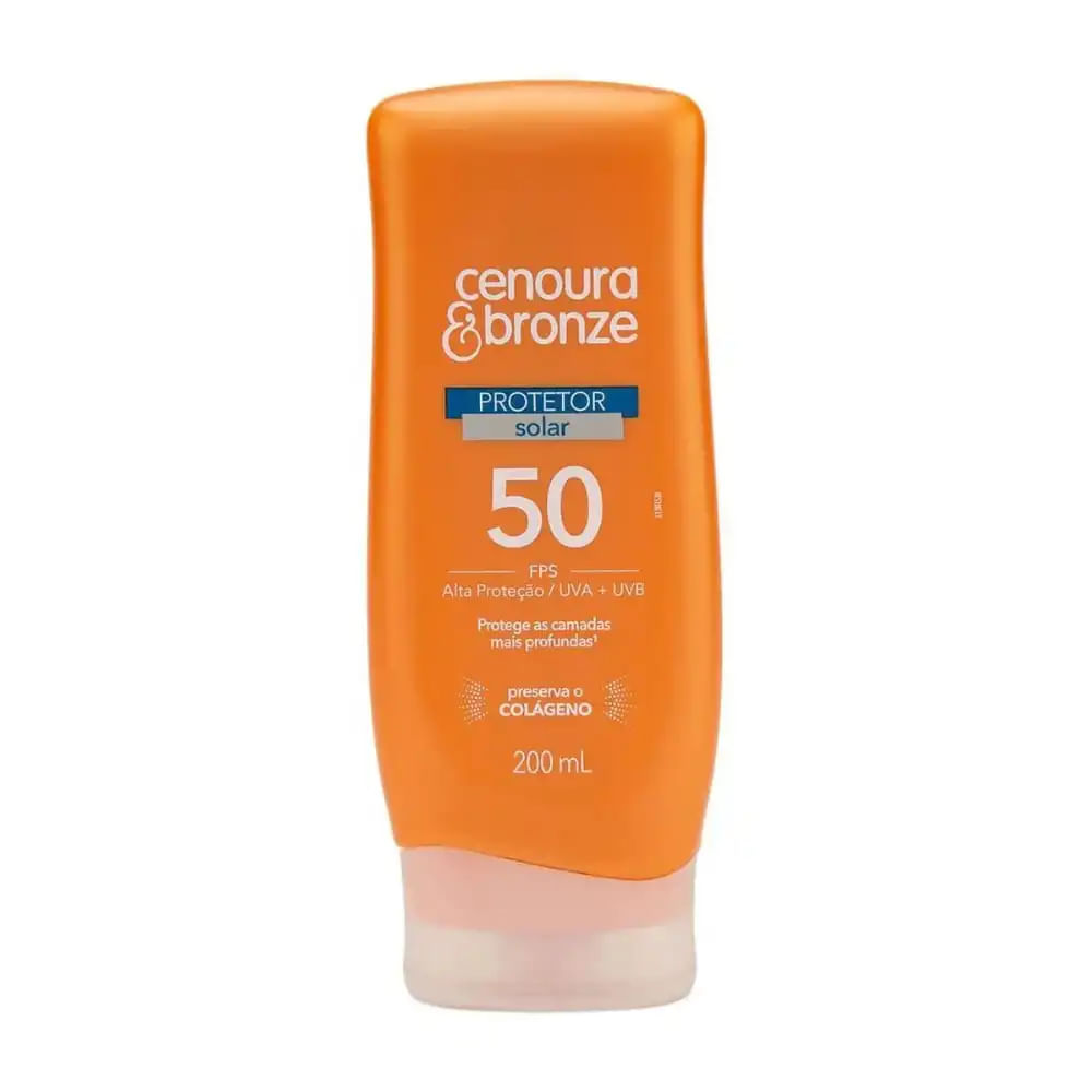 Protetor Solar Corporal Fps50 Cenoura E Bronze 200ML