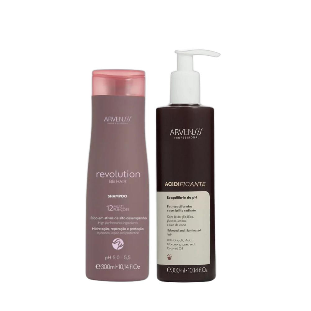 Kit Arvensis BB Hair Revolution - Shampoo 300ml + Acidificante 300ml
