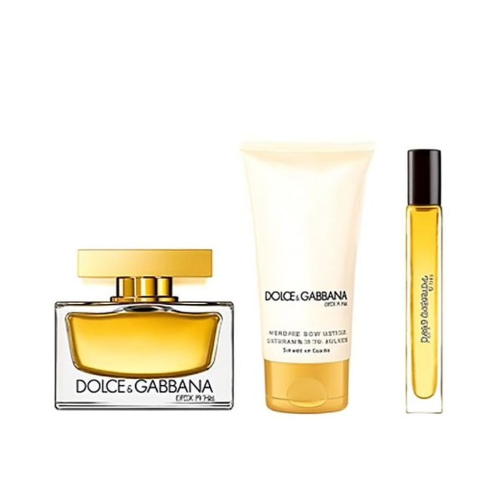 The One Dolce & Gabbana Eau De Parfum+ Loção Corporal + Travel Size Feminino-75 ml
