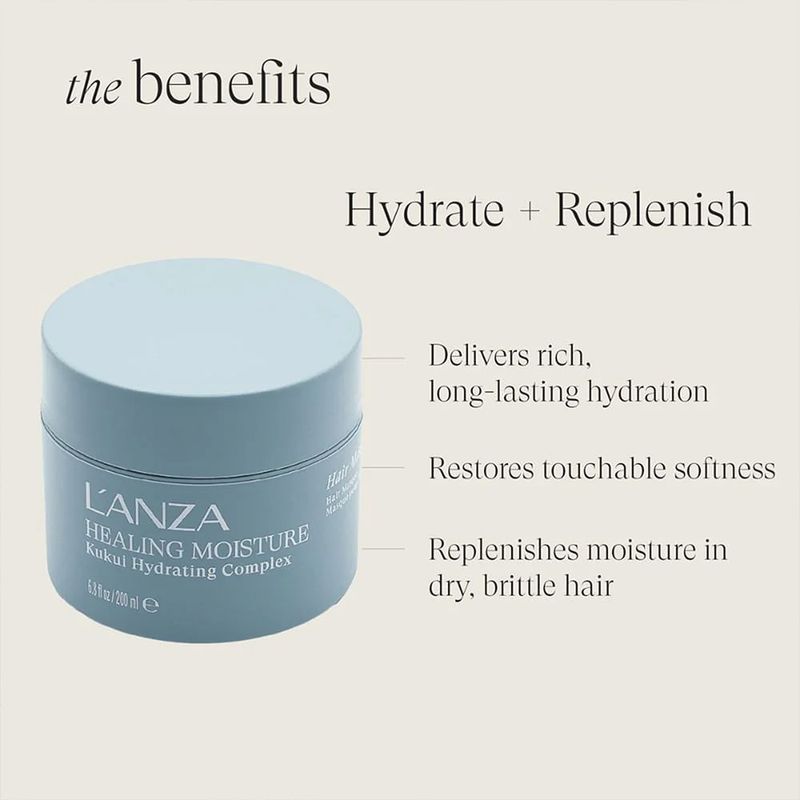 L'Anza Healing Moisture Kukui Hydrating Complex - Máscara Capilar