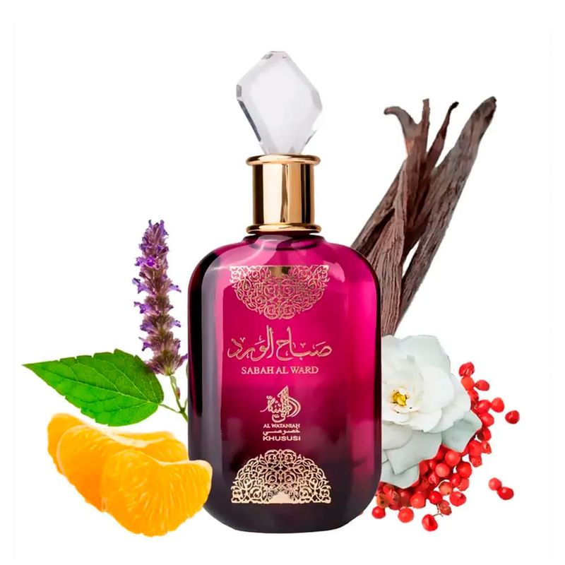 Al Wataniah Sabah Al Ward Eau de Parfum Perfume Árabe Feminino