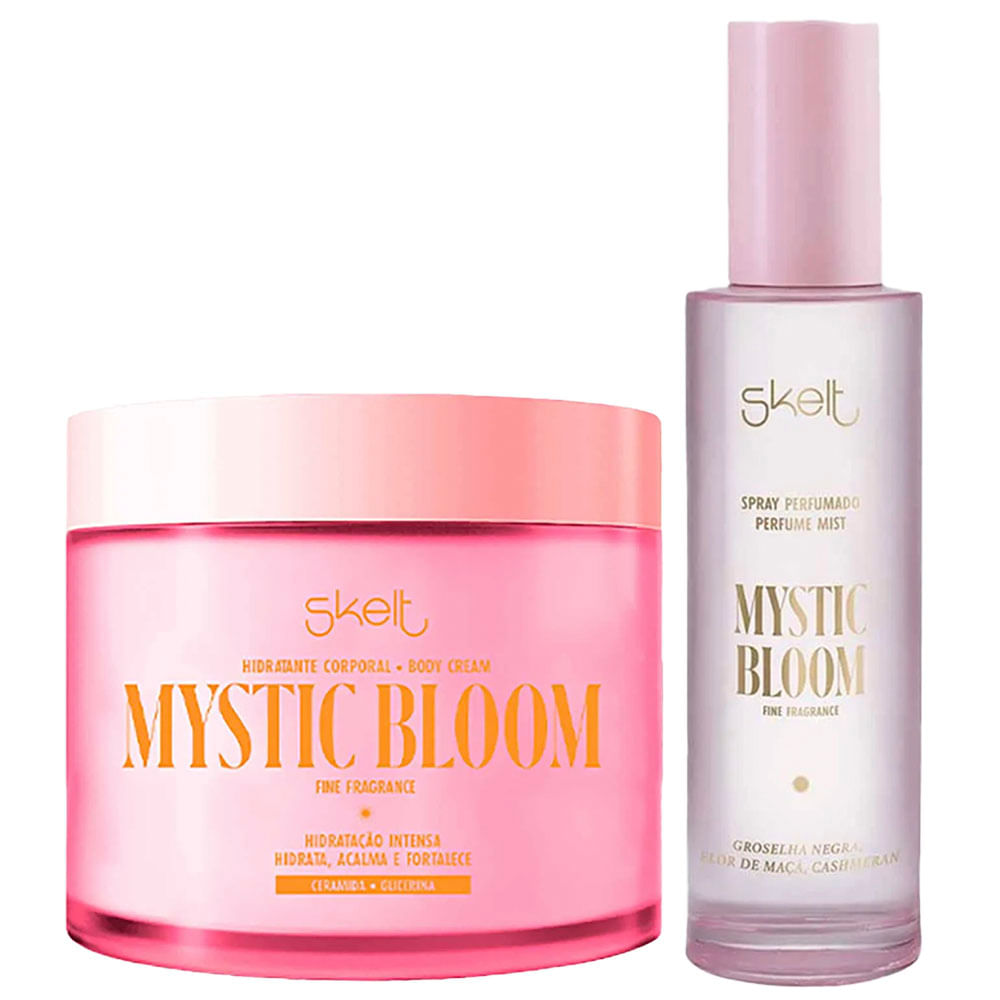 Mystic Bloom Skelt Kit Body Cream + Perfume Mist - Hidratação e Perfume ...