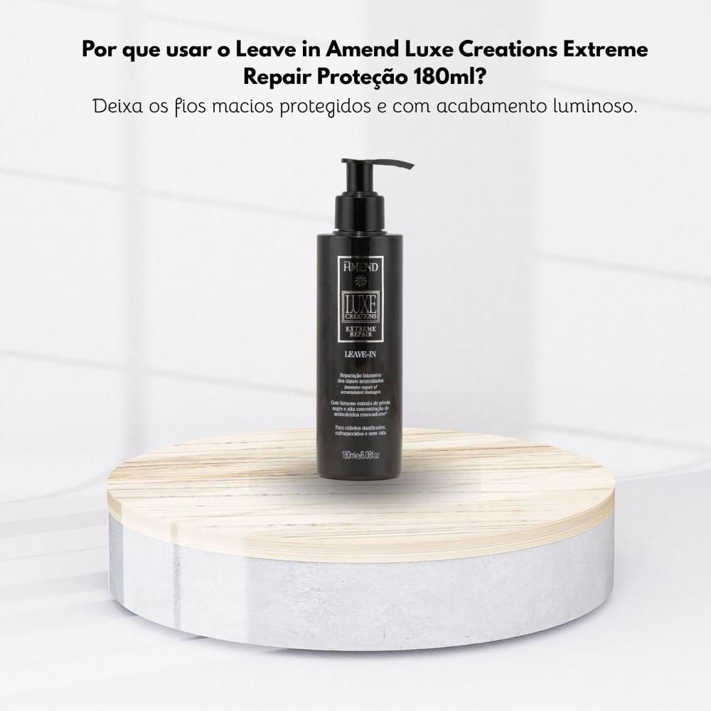 Leave in Amend Luxe Creations Extreme Repair Proteção 180 ml