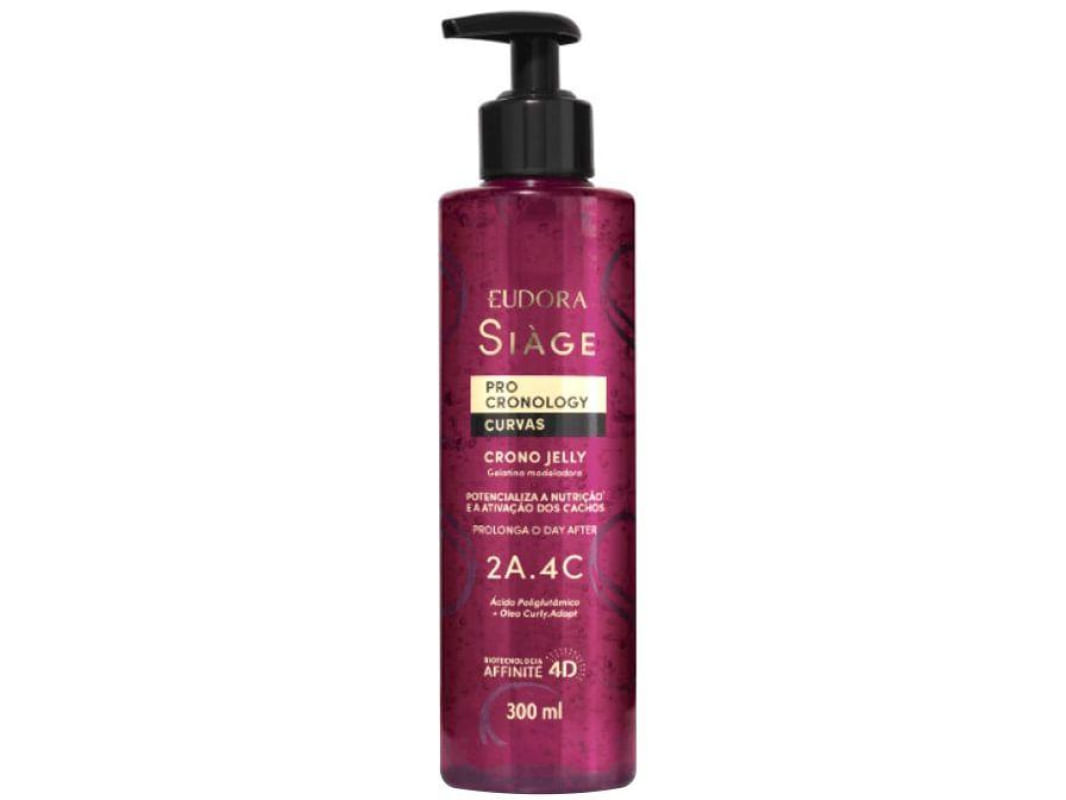 Creme Finalizador de Cabelo Eudora Crono Jelly Pro Cronology Curvas 300ml