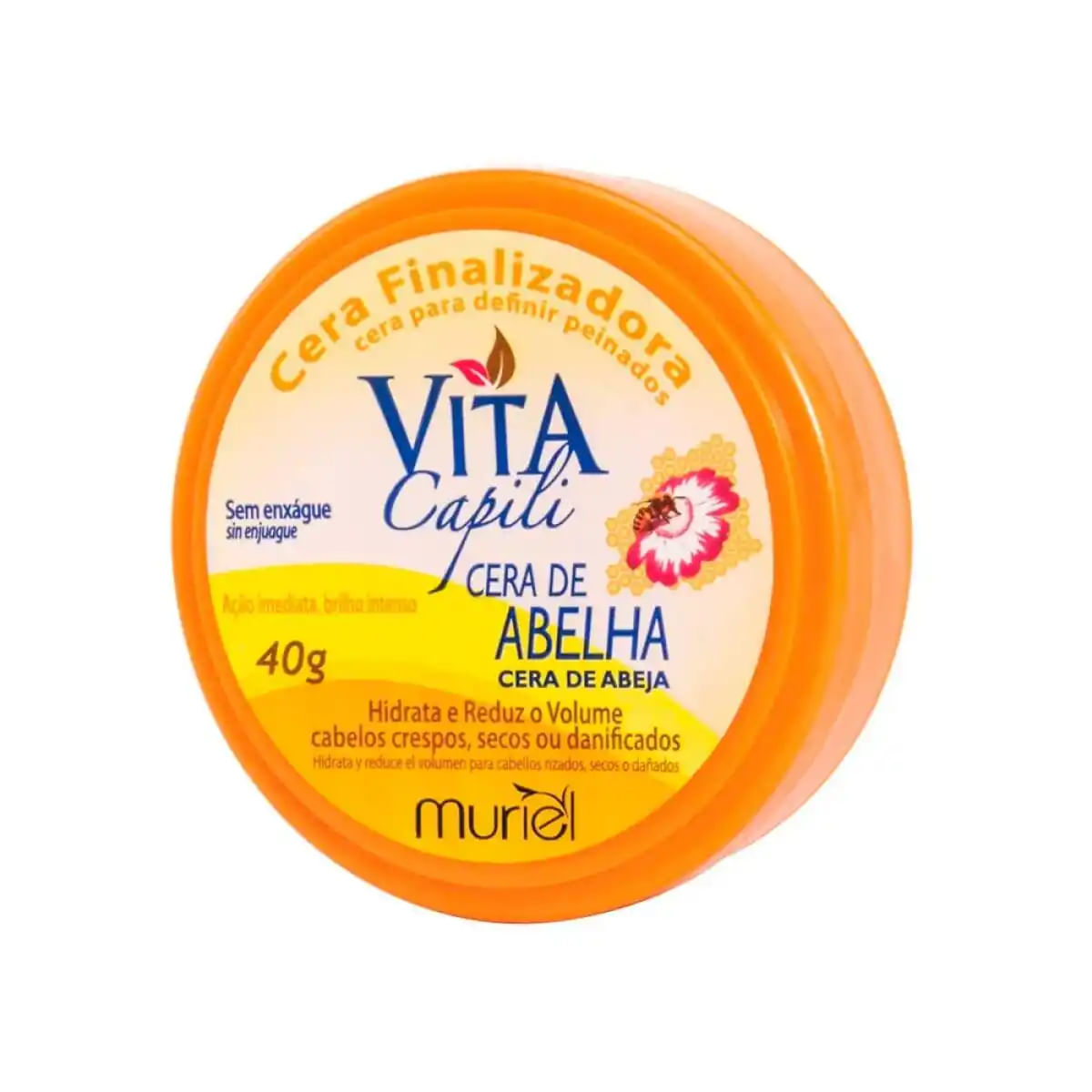 Cera Finalizadora Cera de Abelha Muriel 40G