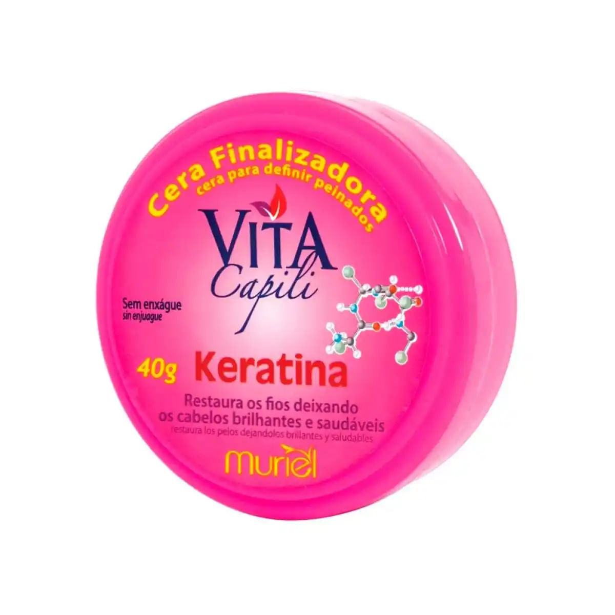 Cera Finalizadora Queratina Muriel 40G
