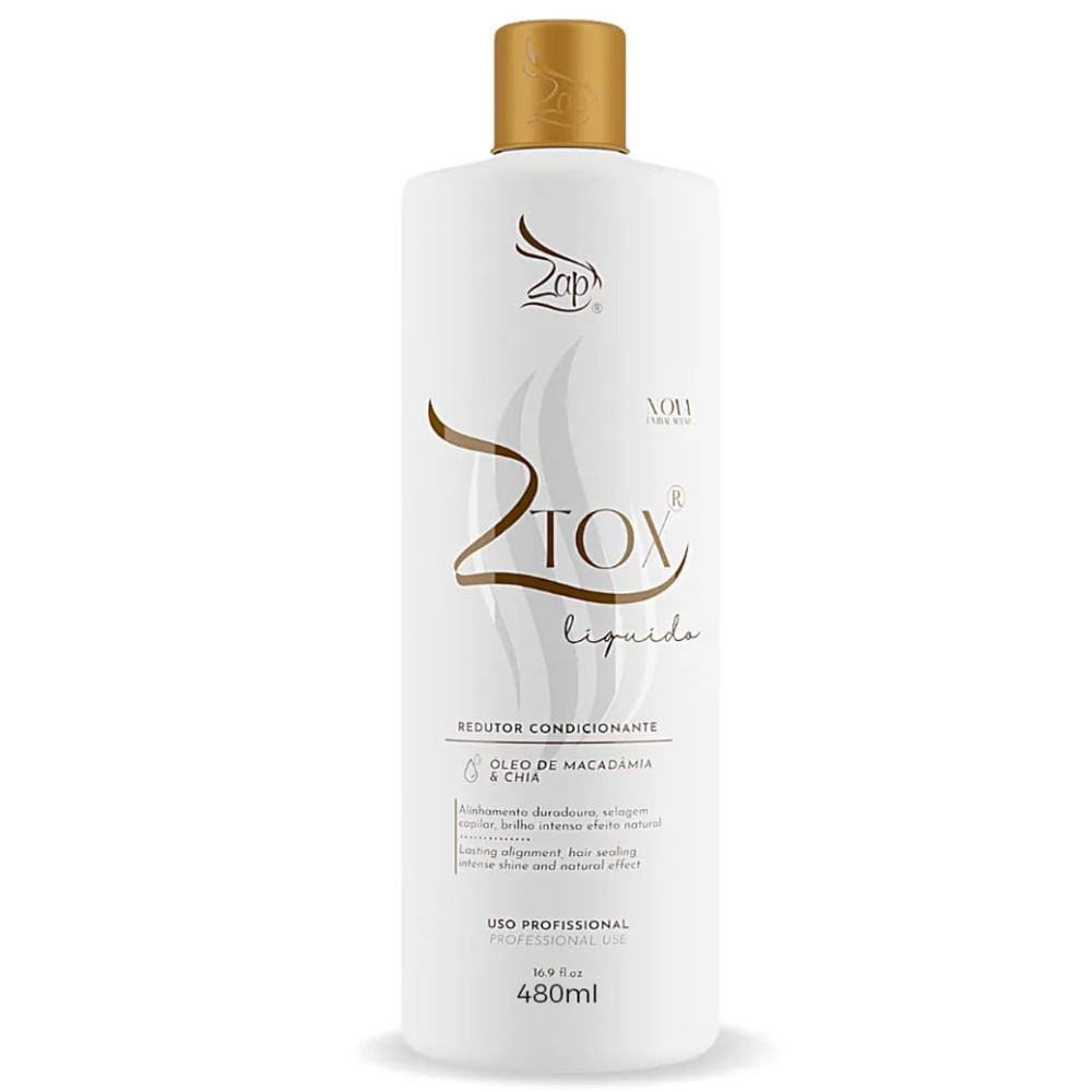 美容液 korokota Zap Ztox Botox Líquido Redutor Condicionante - 480ml - Época