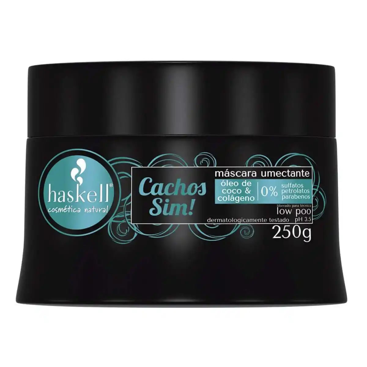 Mascara Low Poo Cachos Sim Haskell 300G