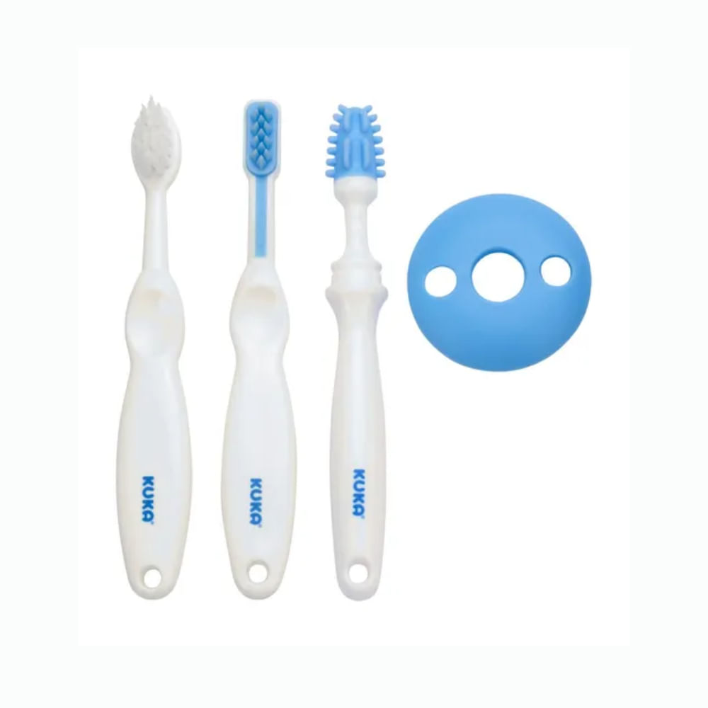 Kit Higiene Dental Azul Kuka