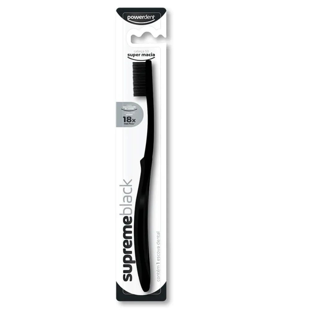 ESCOVA DENTAL POWERDENT SUPREME BLACK