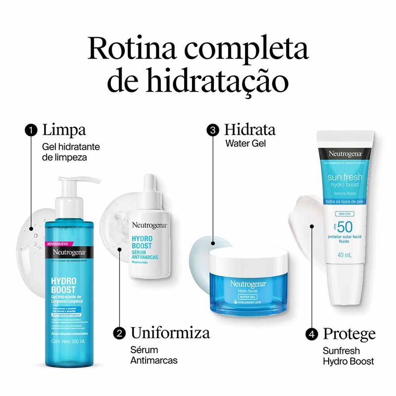 Gel Hidratante de limpeza Neutrogena Hydro Boost - Época Cosméticos