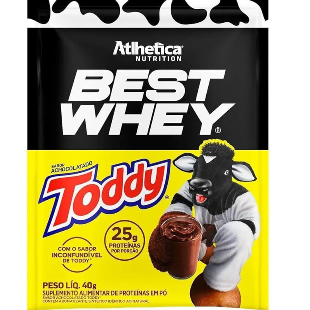 Best Whey Protein Achocolatado Toddy  Sachês de 40g Integralmedica