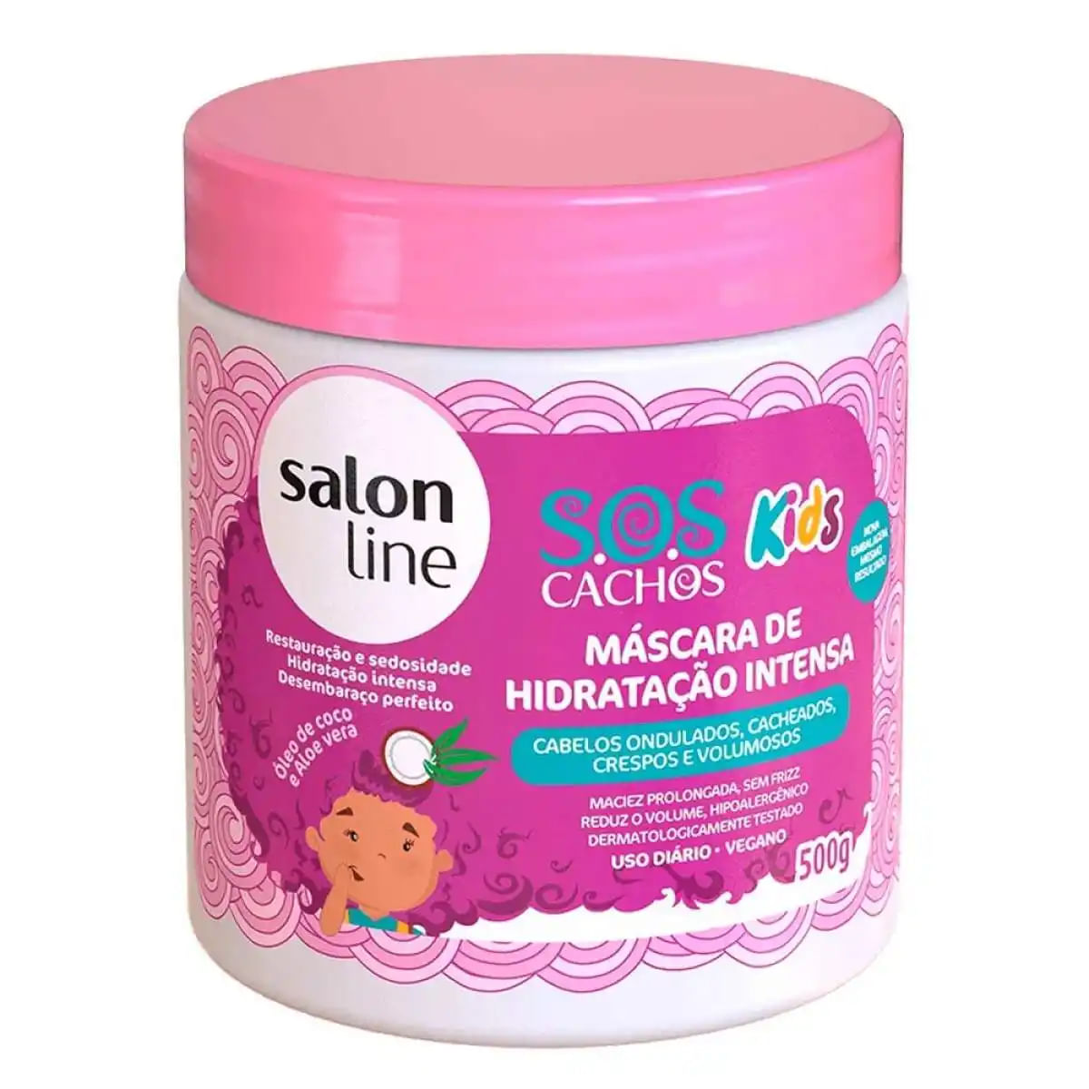 Máscara Sos Cachos Kids Salon Line 500G