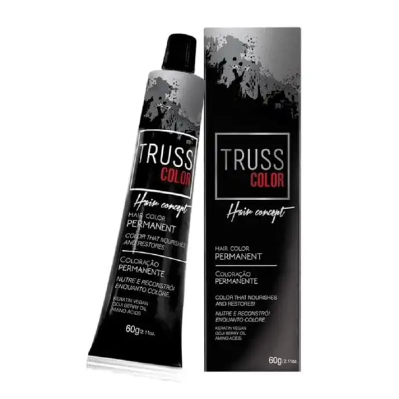 Coloração Vegan Castanho Escuro 3.0 Truss 60G