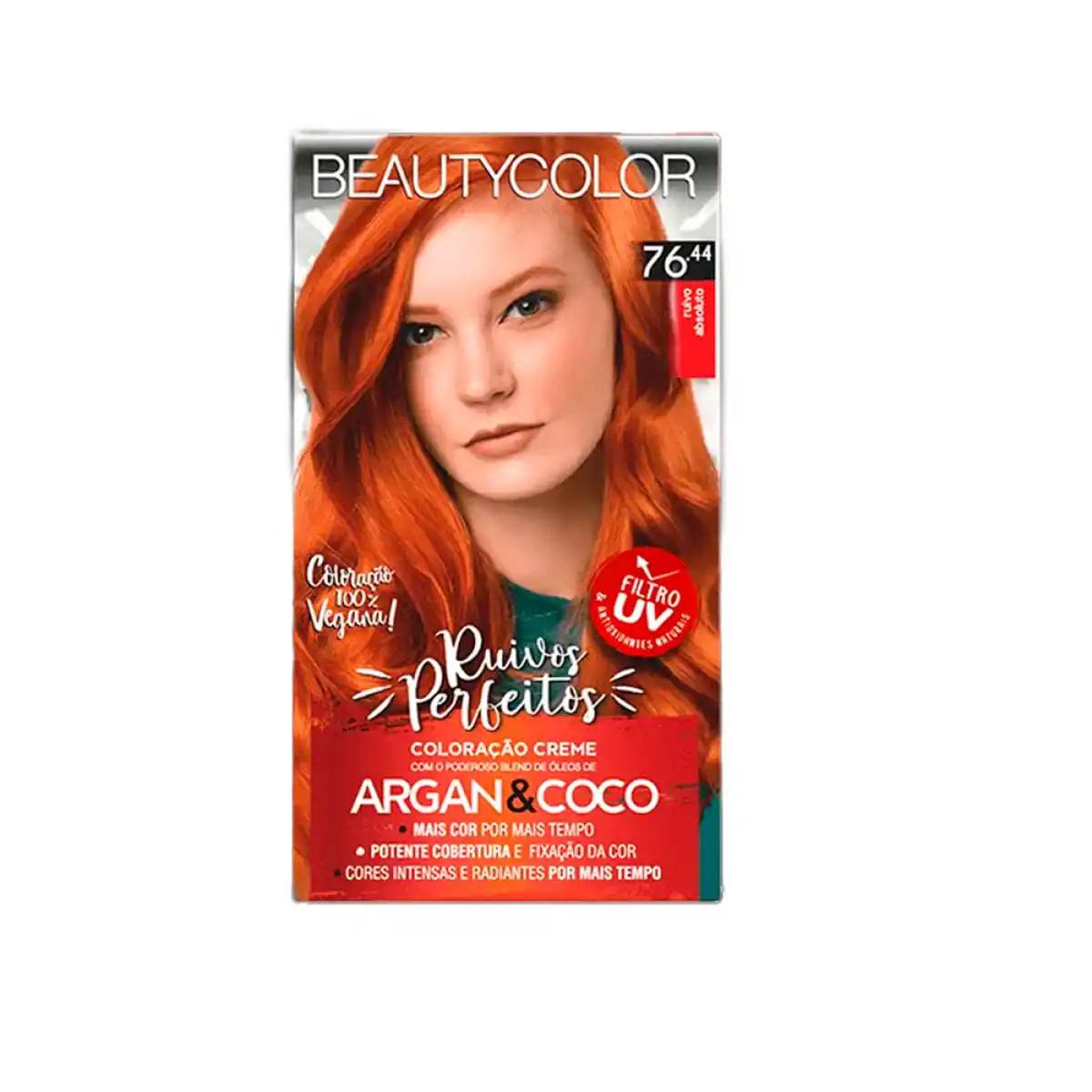 Coloração Ruivo Absoluto Beauty Color 76.44