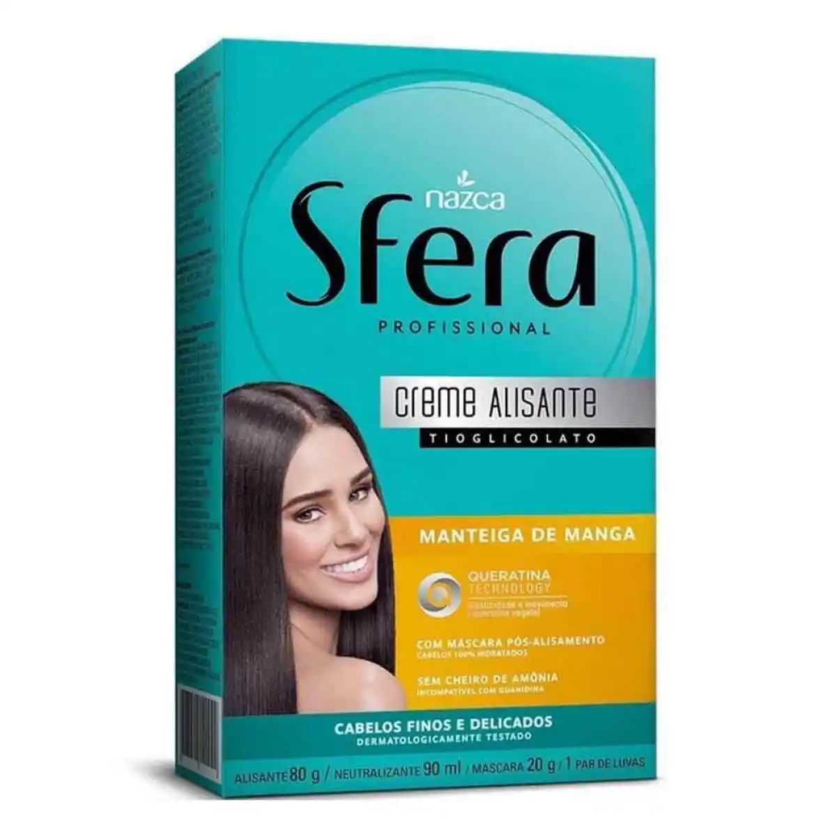 Creme Alisante Sfera Manga Queratina Nazca