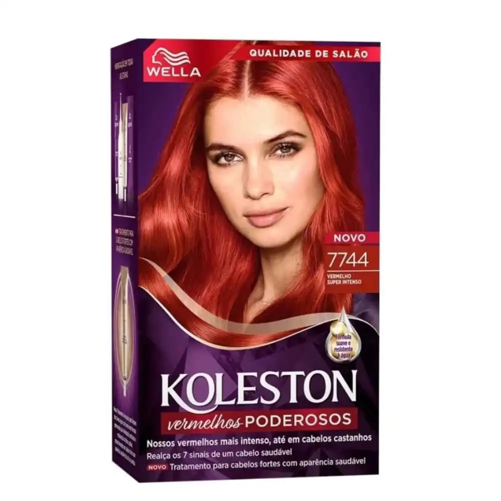 Coloração 7744 Vermelho Intenso Koleston