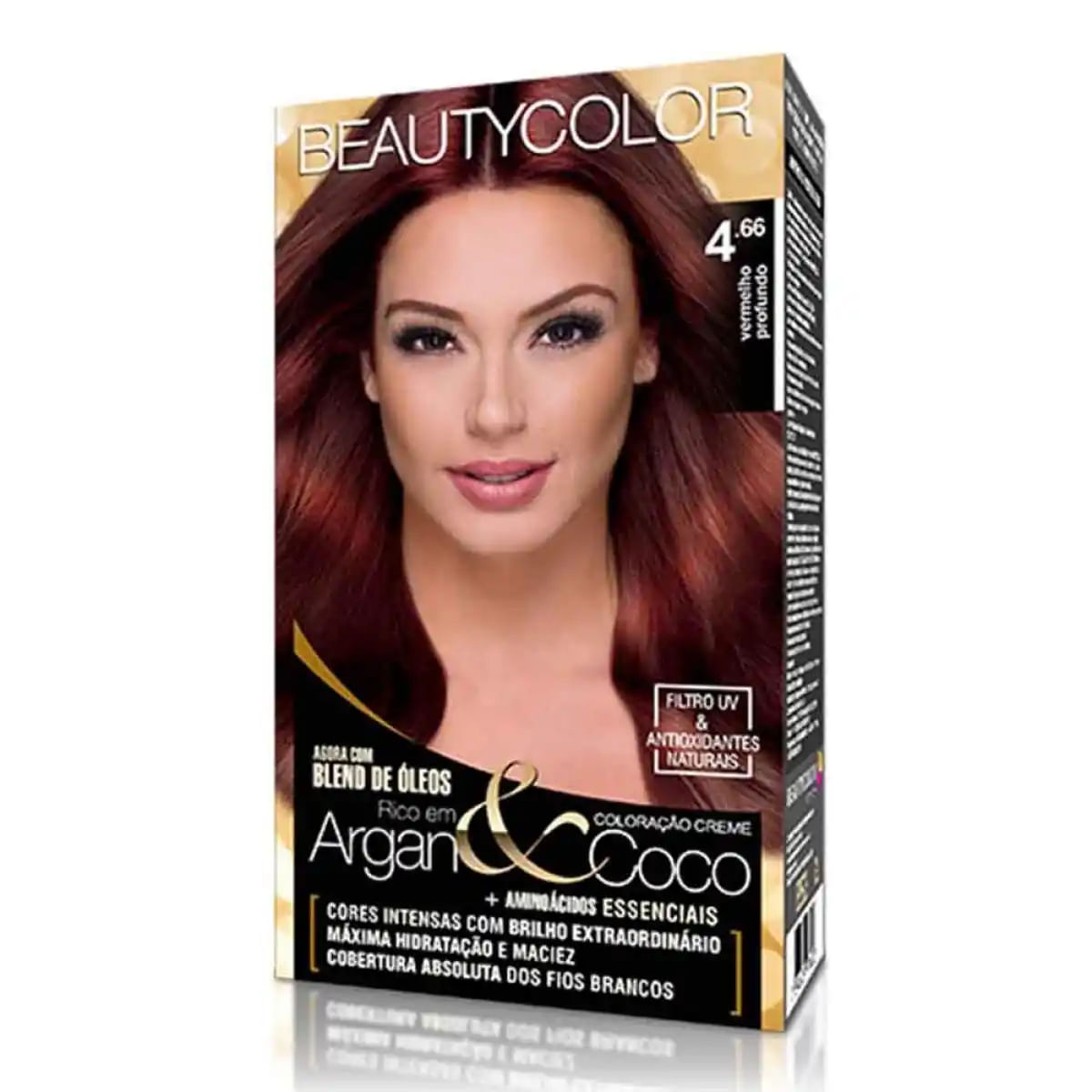 Coloração 4.66 Vermelho Profundo Beautycolor - Época Cosméticos