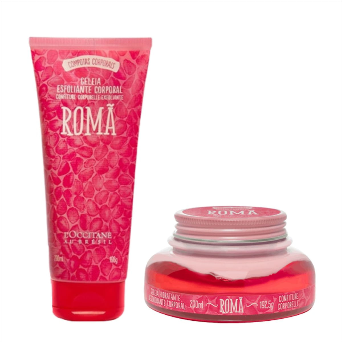 Kit L'occitane Romã Esfoliante+Geleia Hidratante
