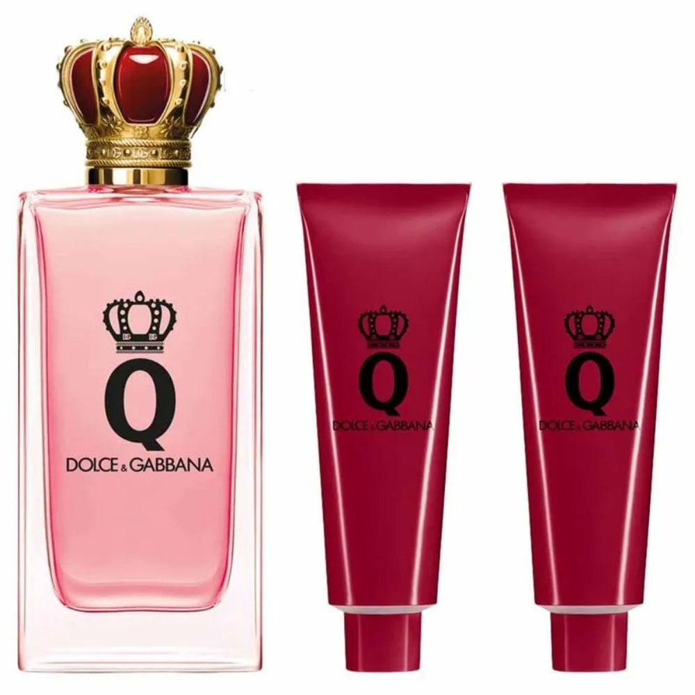 Kit Queen Dolce Gabanna + Shower Gel + Body Lotion Feminino-100 ml