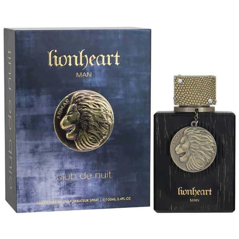 香水(男性用) Armaf Lionheart Man 100ml EDP Club De Nuit Lionheart Man Armaf Eau de Parfum Masculino-100 ml