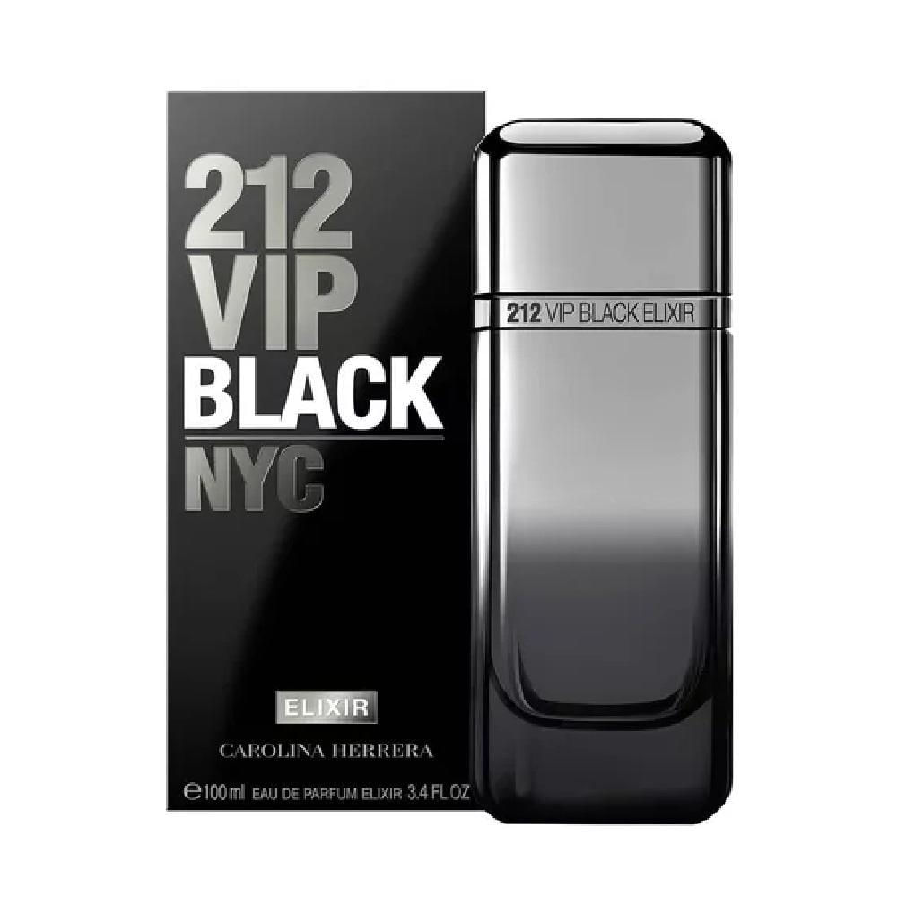 CAROLINA HERRERA PERFUME MASCULINO 212 VIP BLACK ELIXIR 100ML