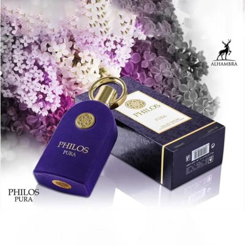 MAISON ALHAMBRA PERFUME PHILOS PURA EDP 100ML - Época Cosméticos