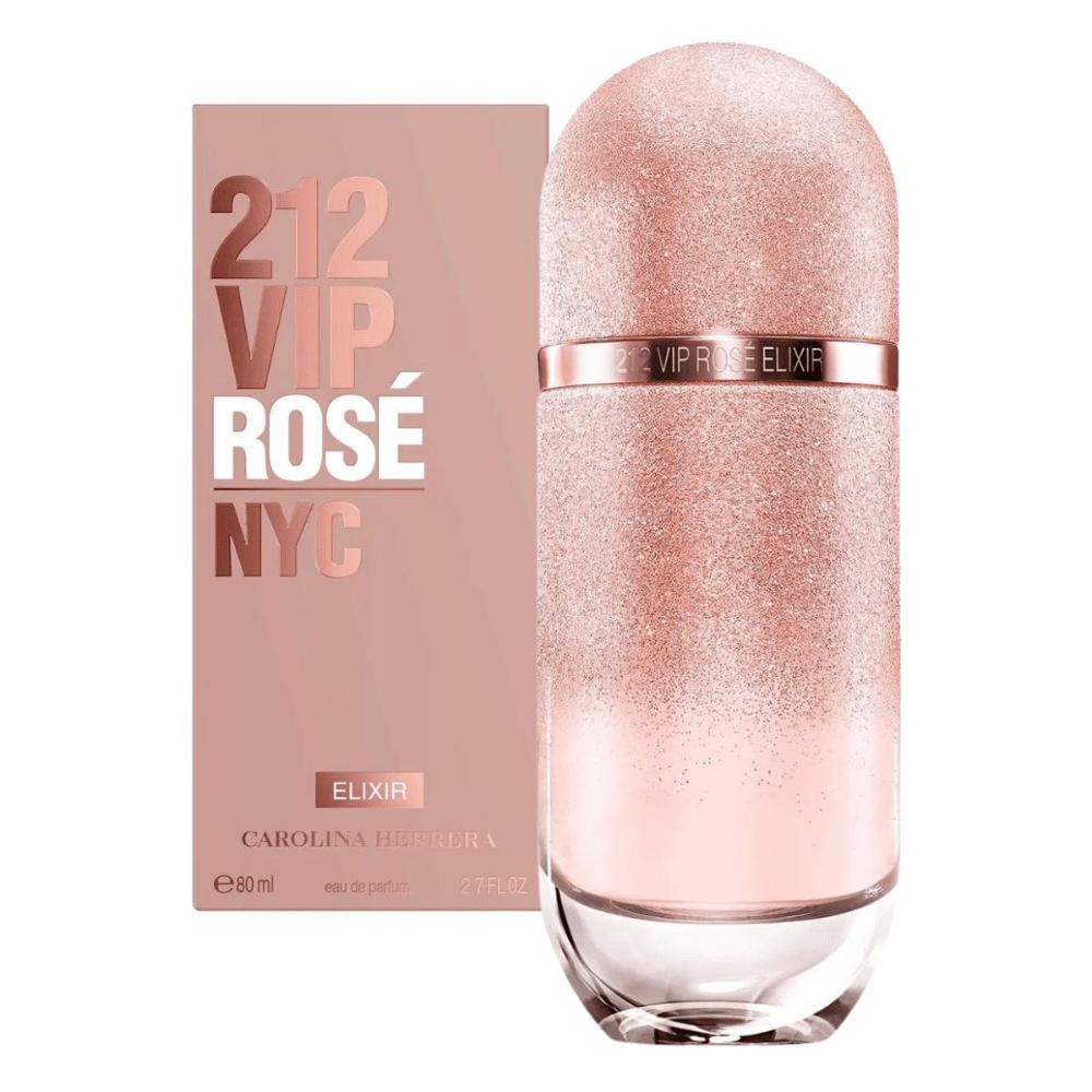 CAROLINA HERRERA PERFUME FEMININO 212 VIP ROSE ELIXIR 80ML