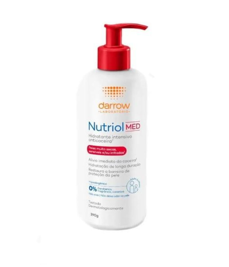Nutriol Med Hidratante Intensivo Anticoceira Darrow 390g