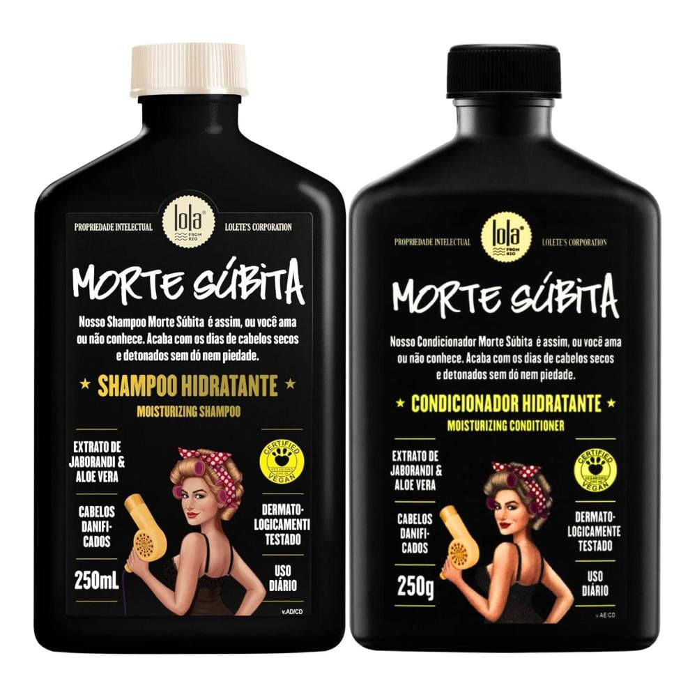 Kit Shampoo Condicionador Morte Súbita Lola Cosmetics 250ml