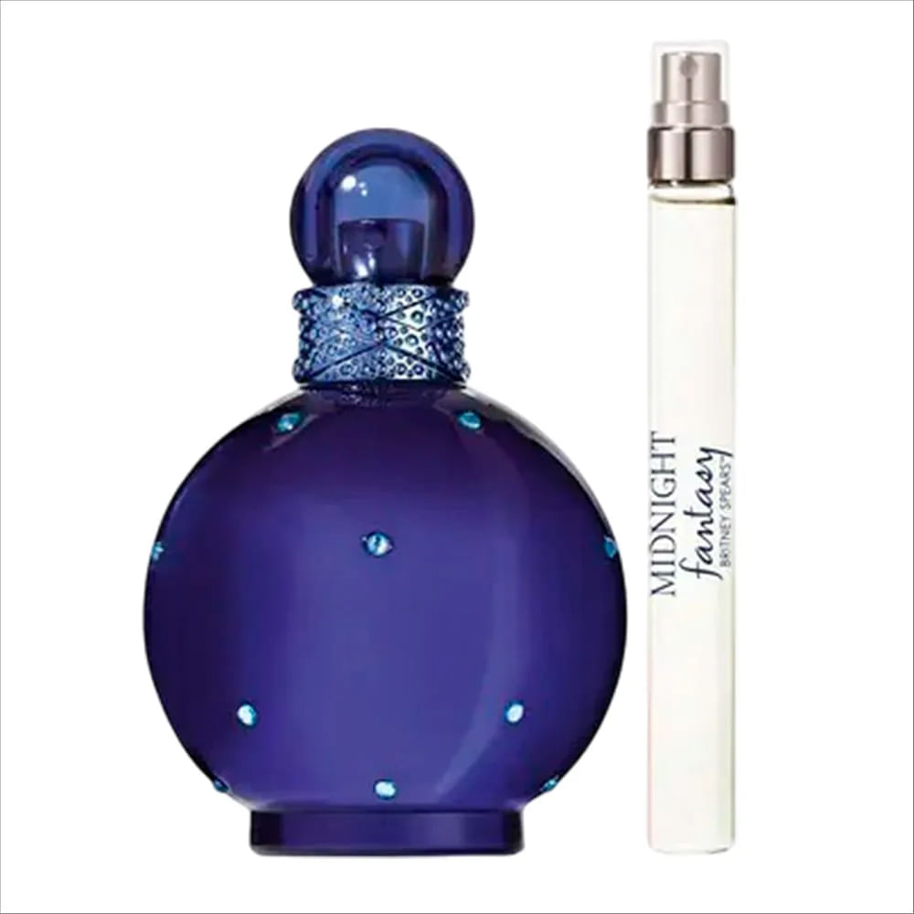 Kit Perfume Fantasy Midnight Britney Spears EDP Feminino 100ml + 10ml