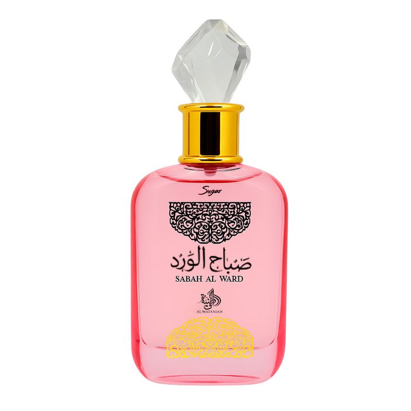 香水(女性用) Sabah Al Ward Sugar EDP 100ml Al Wataniah Sabah Al Ward Sugar Eau de Parfum - Perfume Feminino