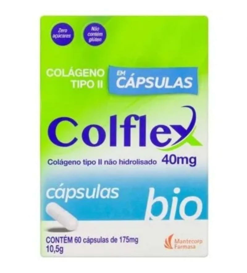 Suplemento Alimentar Colflex Bio Colágeno Tipo II Leve90 Pague60 caps
