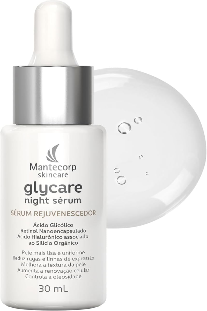 Sérum Facial Noturno Mantecorp – Glycare Night Sérum - 30ml