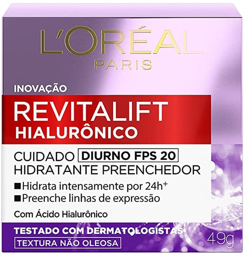 Revitalift Hialurônico Dia FPS20 49g - Loreal