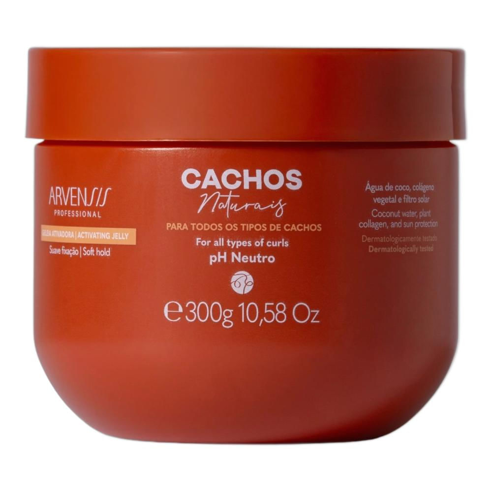 Arvensis Professional Cachos Naturais - Geleia Ativadora Suave Fixação 300g