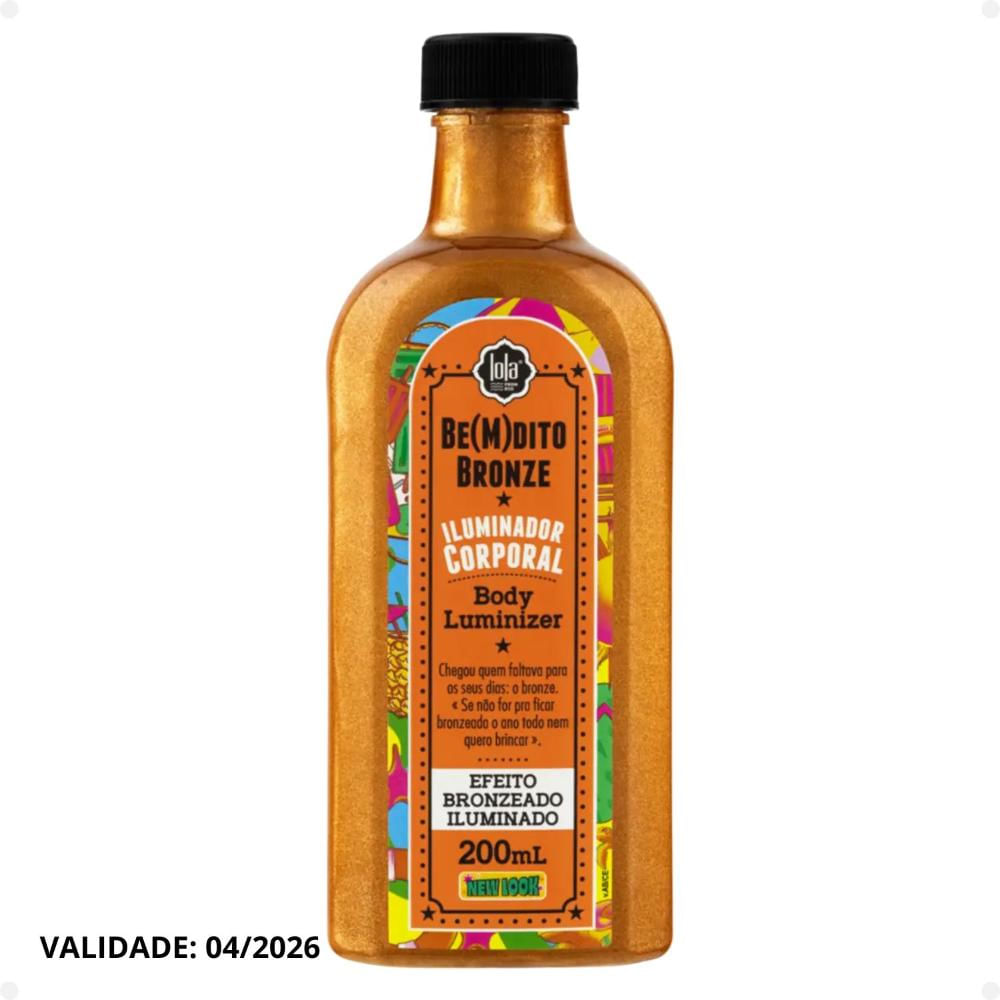 Lola Be(m)dito Bronze Iluminador Corporal Efeito Bronzeado 200ml
