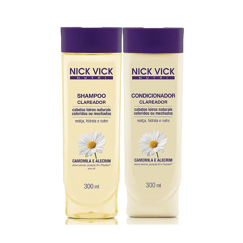 Nick Vick Nutri Clareador Shampoo E Condicionador