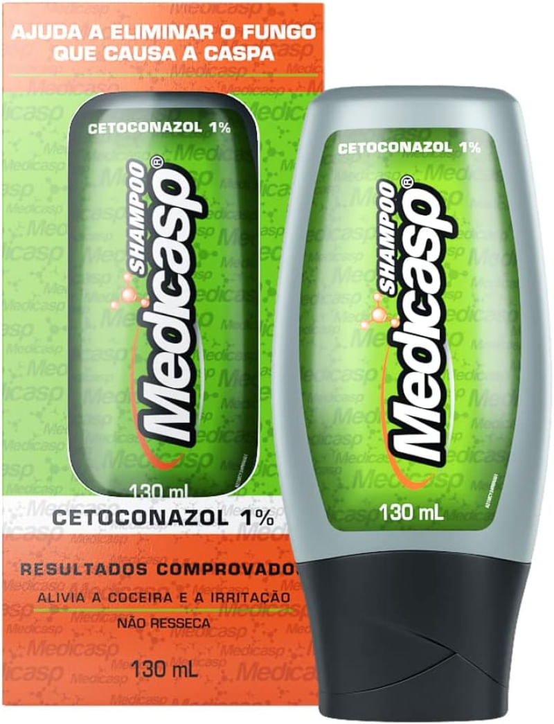 Shampoo Medicasp Cetoconazol 1% Anticaspa - 130ml
